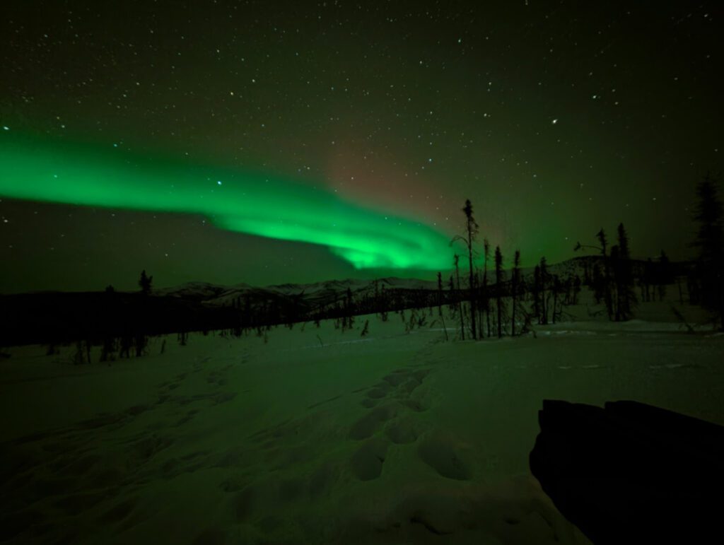 Northern Lights Aurora Borealis at Chena Hot Springs Resort Fairbanks Alaska 3