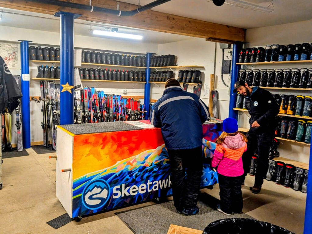 Rental Shop at Skeetwak Resort Ski Area Hatcher Pass Palmer Alaska 1