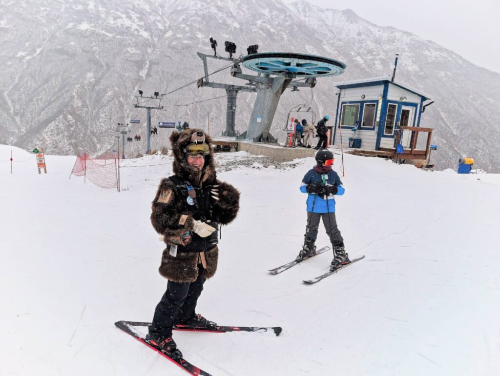 Taylor Family at Skeetwak Resort Ski Area Hatcher Pass Palmer Alaska 10