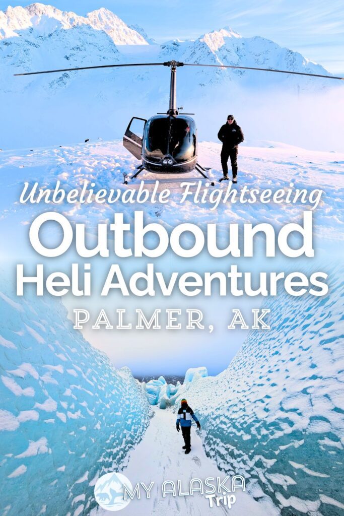 Outbound Heli Adventures in Palmer is an unforgettable trip for helicopter flightseeing near Anchorage. From the beautiful Knik Glacier to the blue rivers and lakes, mountain top landings and more, see what makes a day exploring with Outbound Heli Adventures such a great experience.