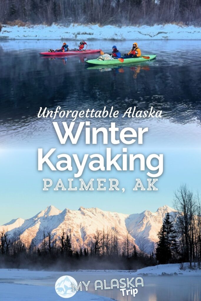 Cold weather winter kayaking near Anchorage is definitely something you need to plan for when you visit Alaska in the off season. It's a beautiful experience unlike anything you might expect you can do during the limited daylight and extreme cold temperatures. See what to expect and if this kayaking tour is a good option for your Alaska trip.
