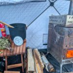 Winter sauna on Knik River with Adventures by True North AK Palmer Alaska 3