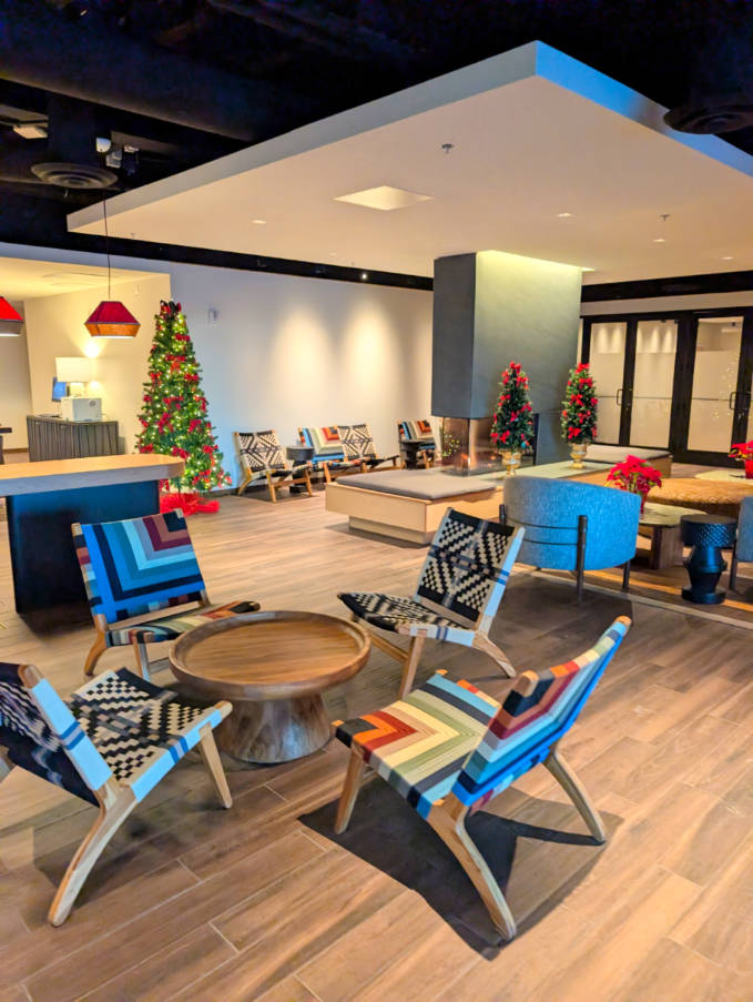 Lobby at Wildbirch Hotel downtown Anchorage Alaska 2