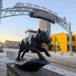 Balto Sculpture in Mushing District Downtown Anchorage Alaska 2