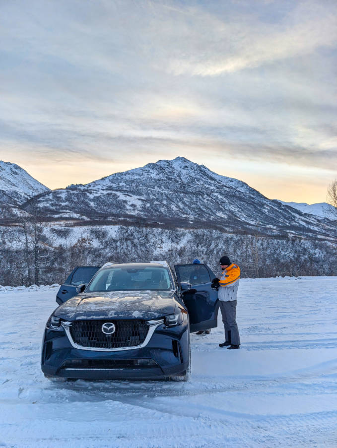 Taylor Family at Gold Mint Trailhead in Hatcher Pass Palmer Alaska 1