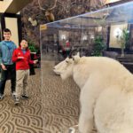 Taylor Family in Lobby of Lakefront Millennium Hotel Anchorage Alaska 1