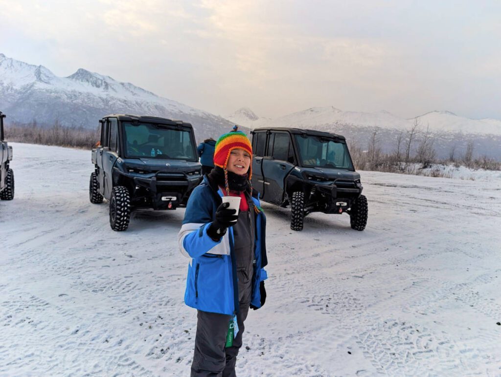 Taylor Family with Alaska Backcountry Adventures UTV Winter Tour Palmer Alaska 2