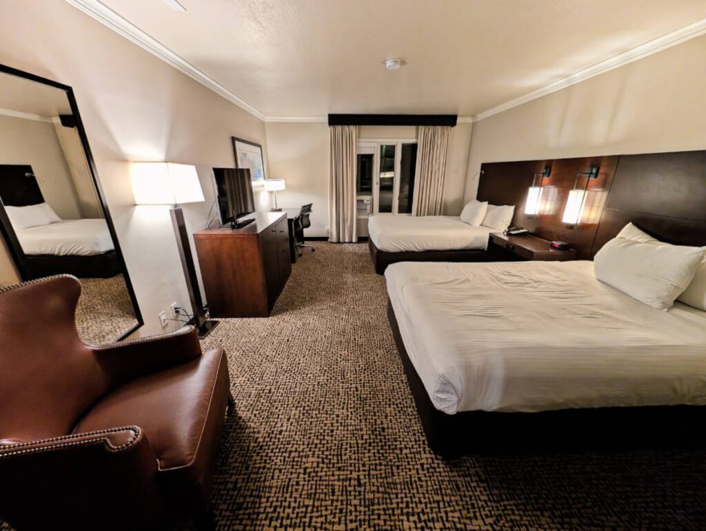 Two Queen Room at Lakefront Millennium Hotel Anchorage Alaska 1