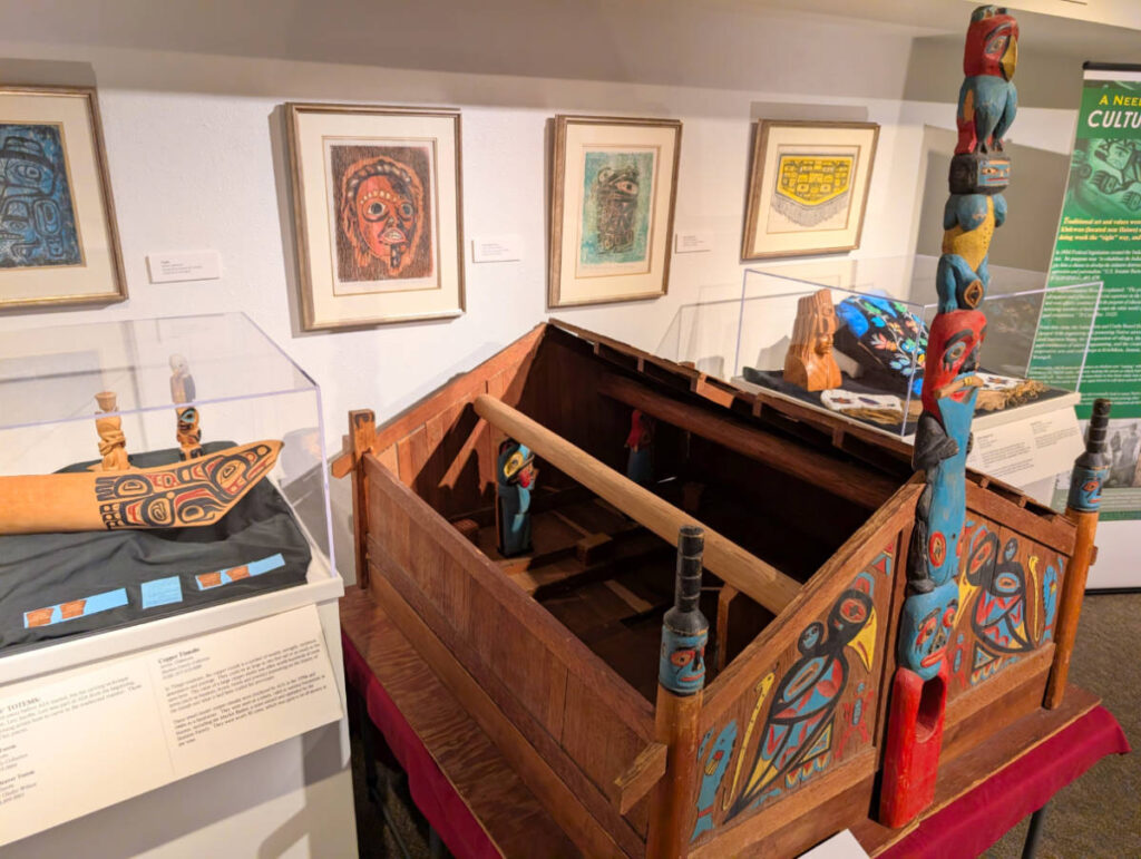 Chilkat Tlingit Exhibit in Sheldon Haines Museum Haines Alaska 6