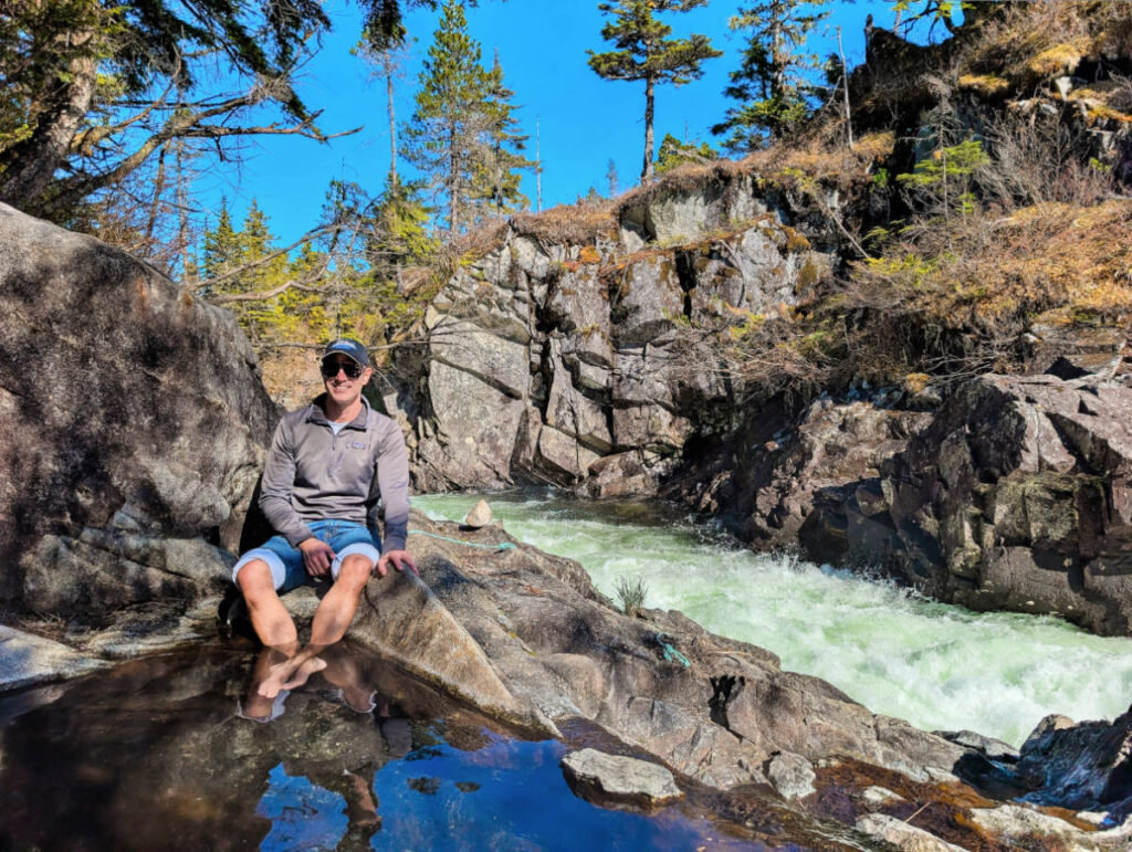 Chris Taylor in Baranof Warm Springs with Mist Cove the Boat Company Southeast Alaska 1