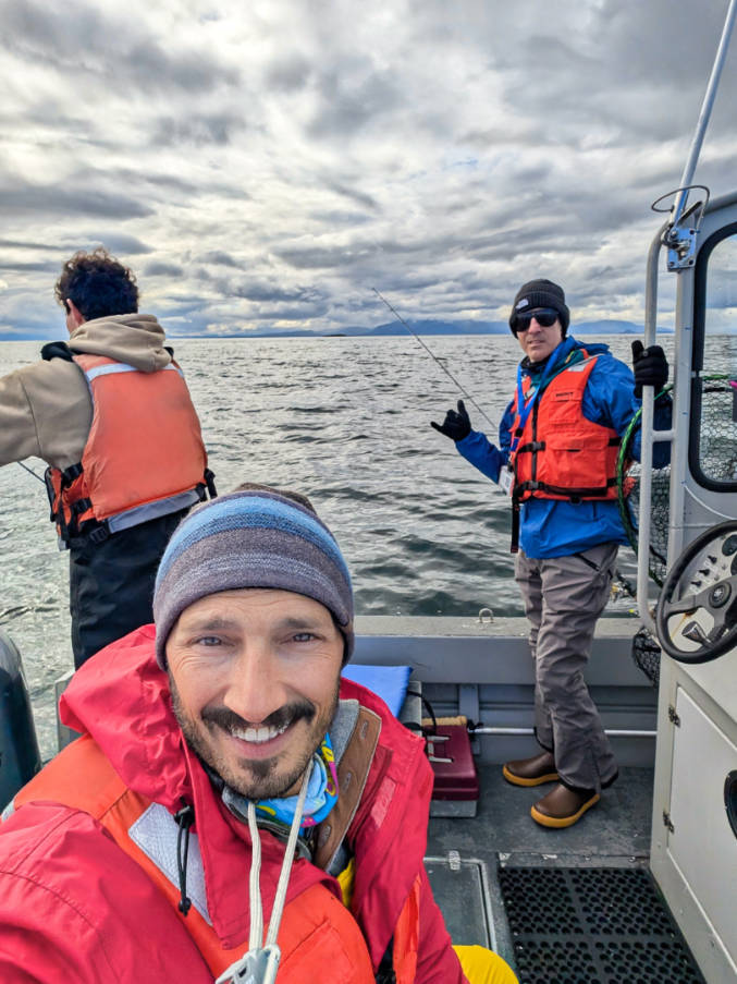 Chris and Rob Taylor fishing from Mist Cove with the Boat Company Southeast Alaska 1