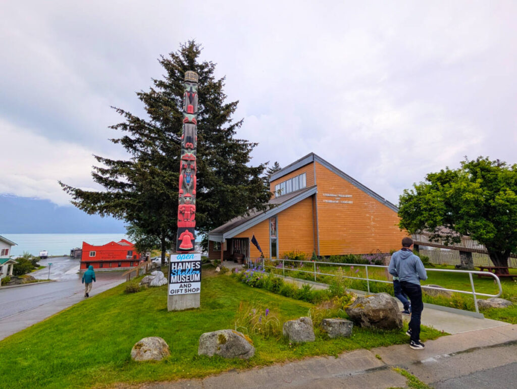 Exterior of the Haines Sheldon Museum Haines Alaska 1