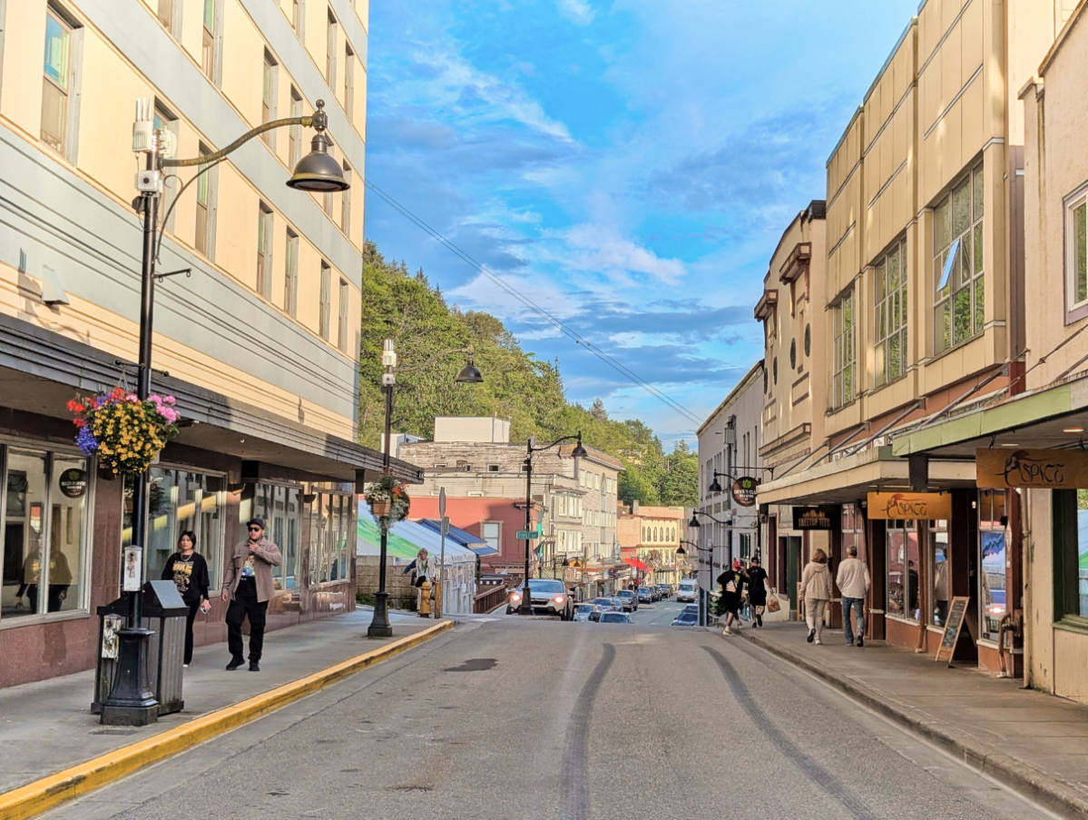 Franklin Ave in Downtown Juneau Alaska 1