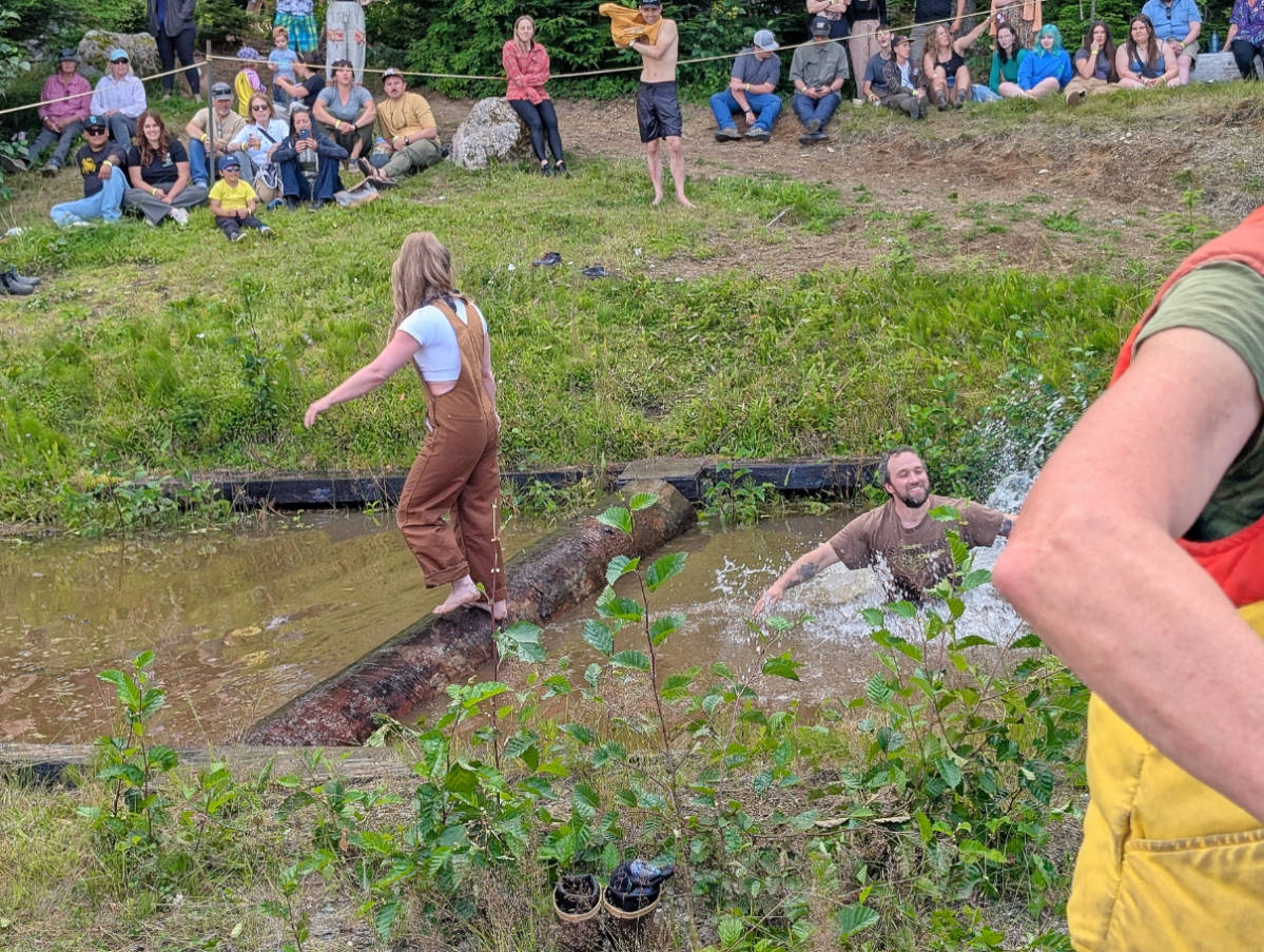 Log Rolling Competition at Southeast Alaska State Fair in Haines Alaska 4
