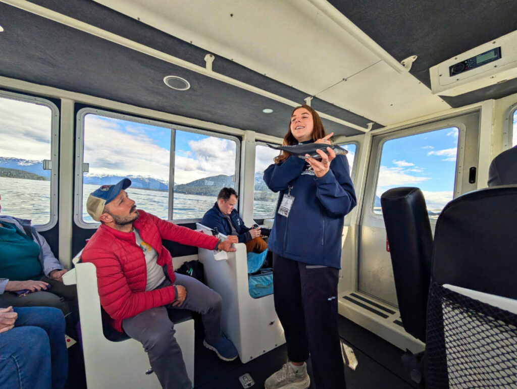 Naturalist Talk with Harv and Marvs Whale Watching Juneau Alaska 3