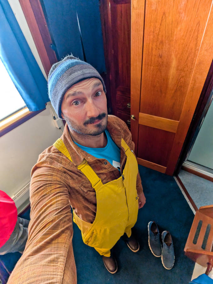 Rob Taylor in fishing outfit on Mist Cove with the Boat Company Southeast Alaska 1