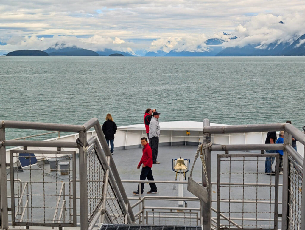 Taylor Family on Alaska Marine Highway Ferry Hubbard Juneau to Haines Route 1