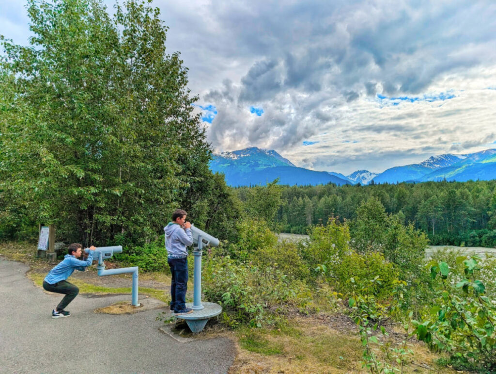 Taylor Family on Chilkat River at Bald Eagle Preserve Haines Alaska 2