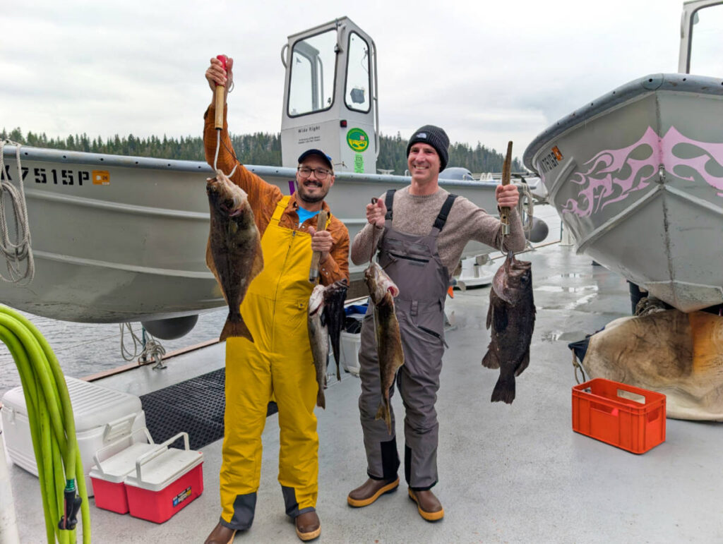 Taylor Family with fish Caught on Mist Cove Boat Company Southeast Alaska 3