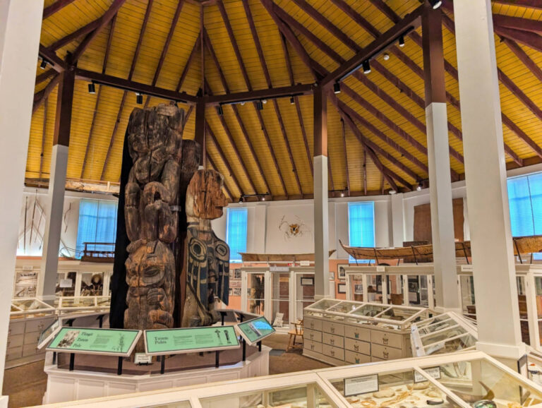 Interior of Sheldon Jackson Museum in Sitka Alaska 1