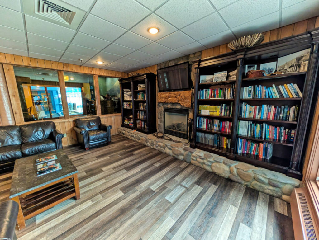 Library at Southeast Resort in Sitka Alaska 1