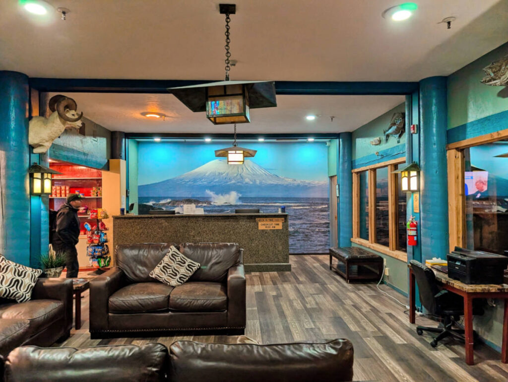 Lobby of Southeast Resort in Sitka Alaska 1