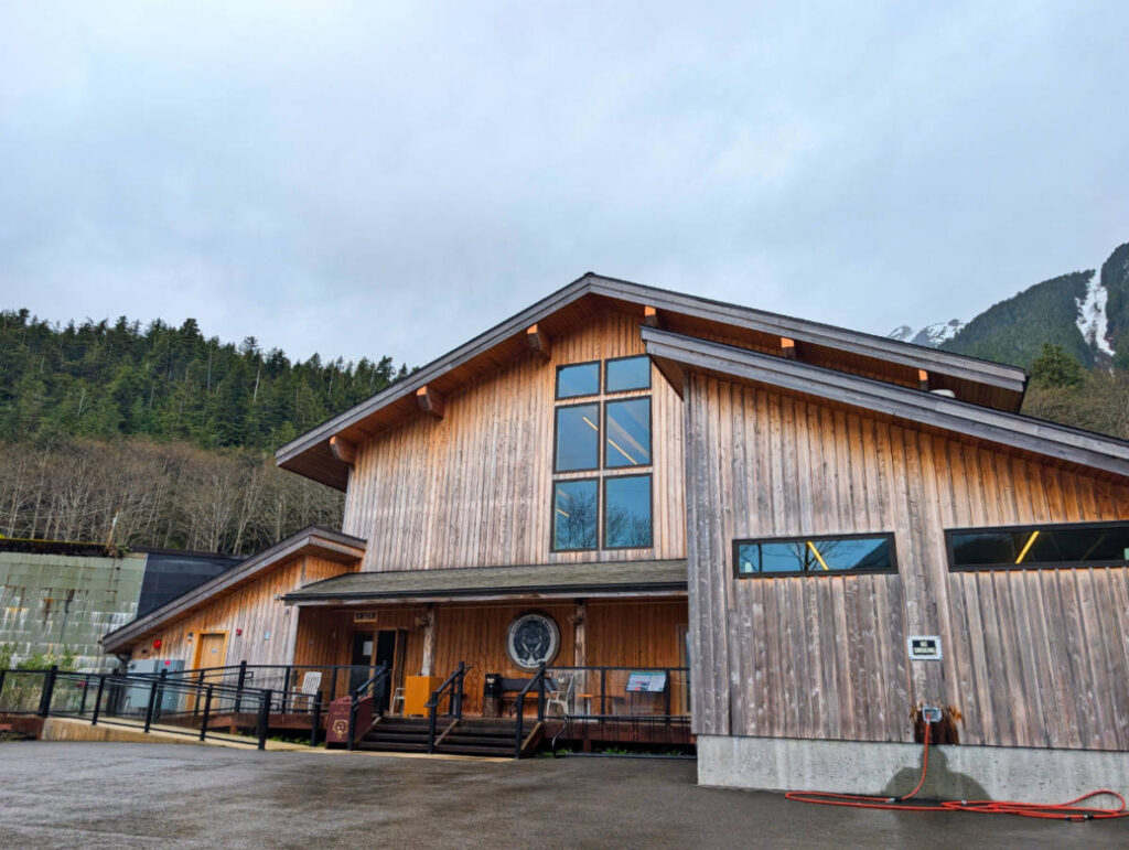 Visitor Center at Fortress of the Bear Sanctuary Sitka Alaska 1