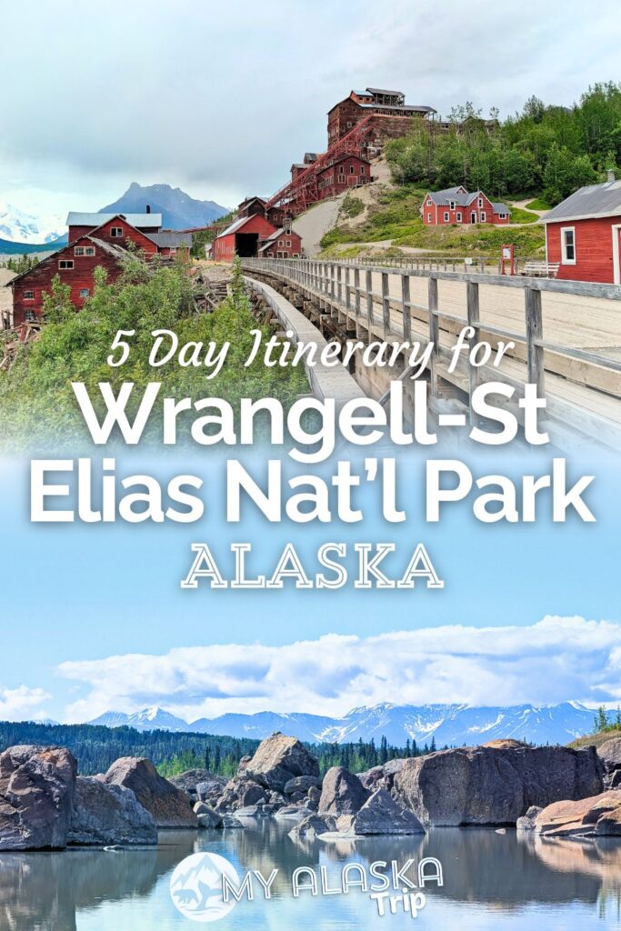 5 day itinerary for visiting each of the accessible part of Wrangell-St Elias National Park. See the mines of Kennicott, hike to glaciers, enjoy the rivers of the Copper Valley and explore the little-visited Nabesna Road section in the north. Recommendations for activities and where to stay at Wrangell-St Elias NP in Alaska.