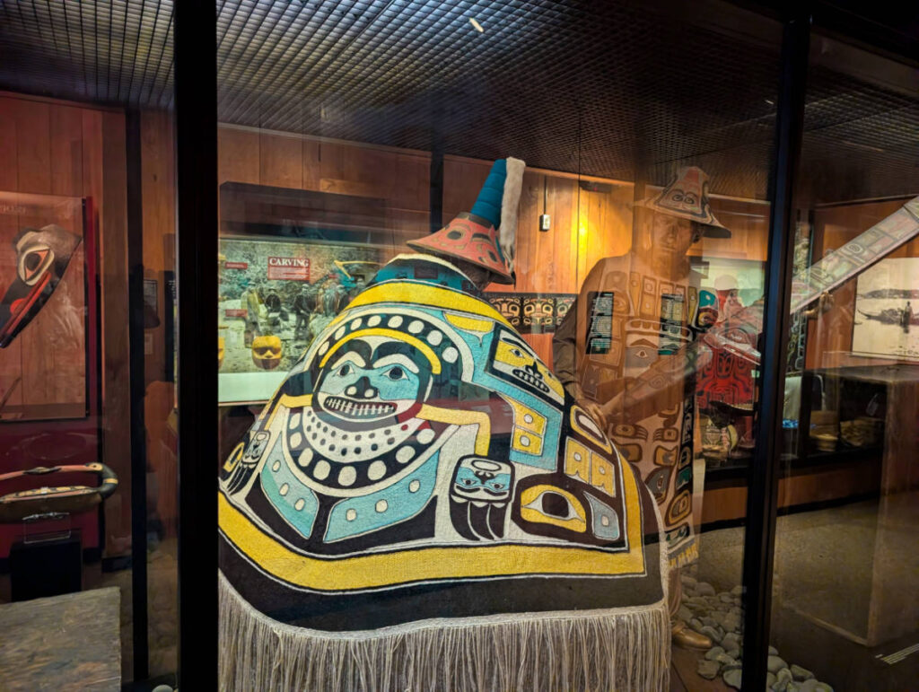 Chilkat Tlingit Blanket at Sitka National Historical Park Sitka Alaska 2