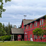 Exterior of Copper River Princess Wilderness Lodge Copper Center Alaska