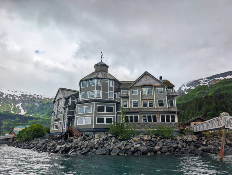 Exterior of Inn at Whittier Alaska