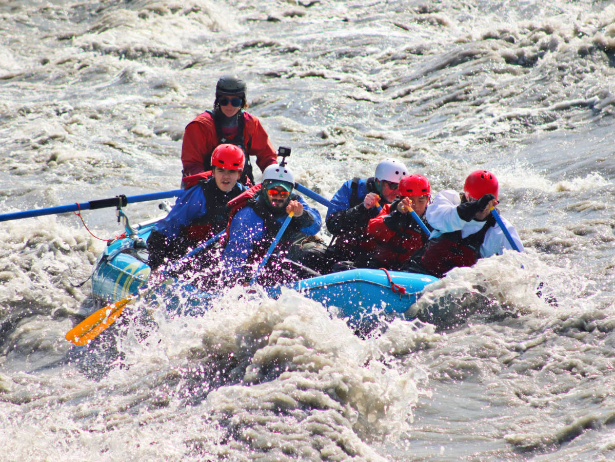 Whitewater Rafting the Lion’s Head on the Matanuska River with NOVA Alaska Guides