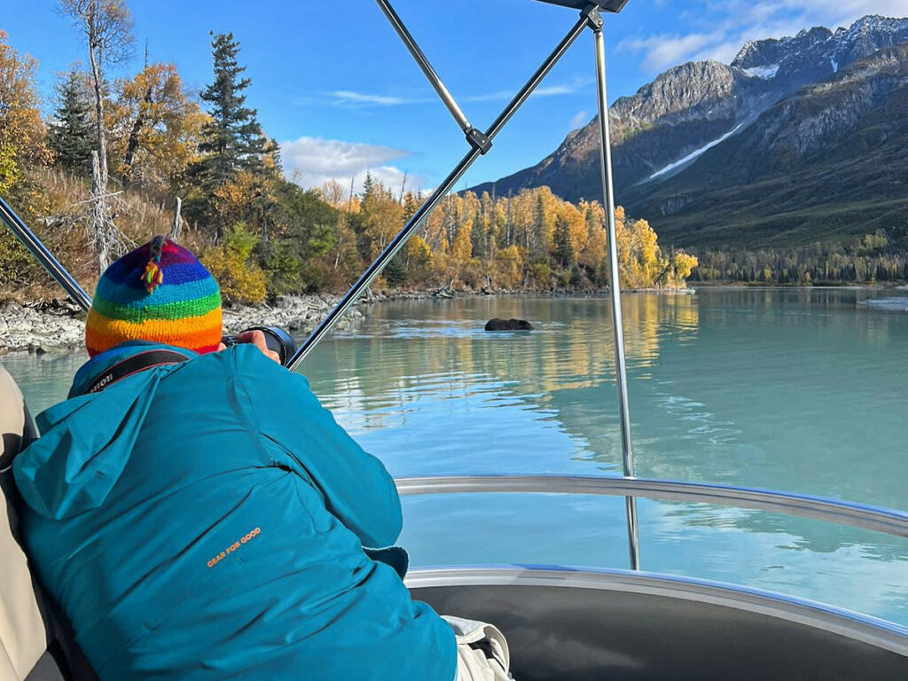 Rob Taylor Photographing Alaskan Brown Bears in Lake Clark National Park Alaska