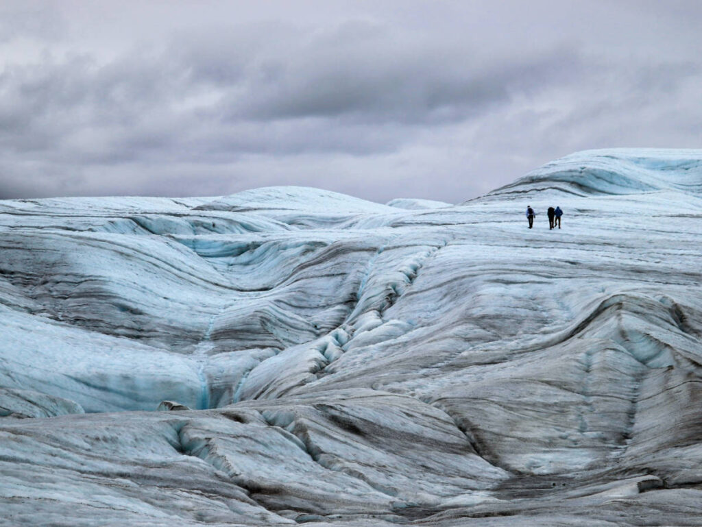 Root Glacier Ice in Kennicott McCarthy Alaska