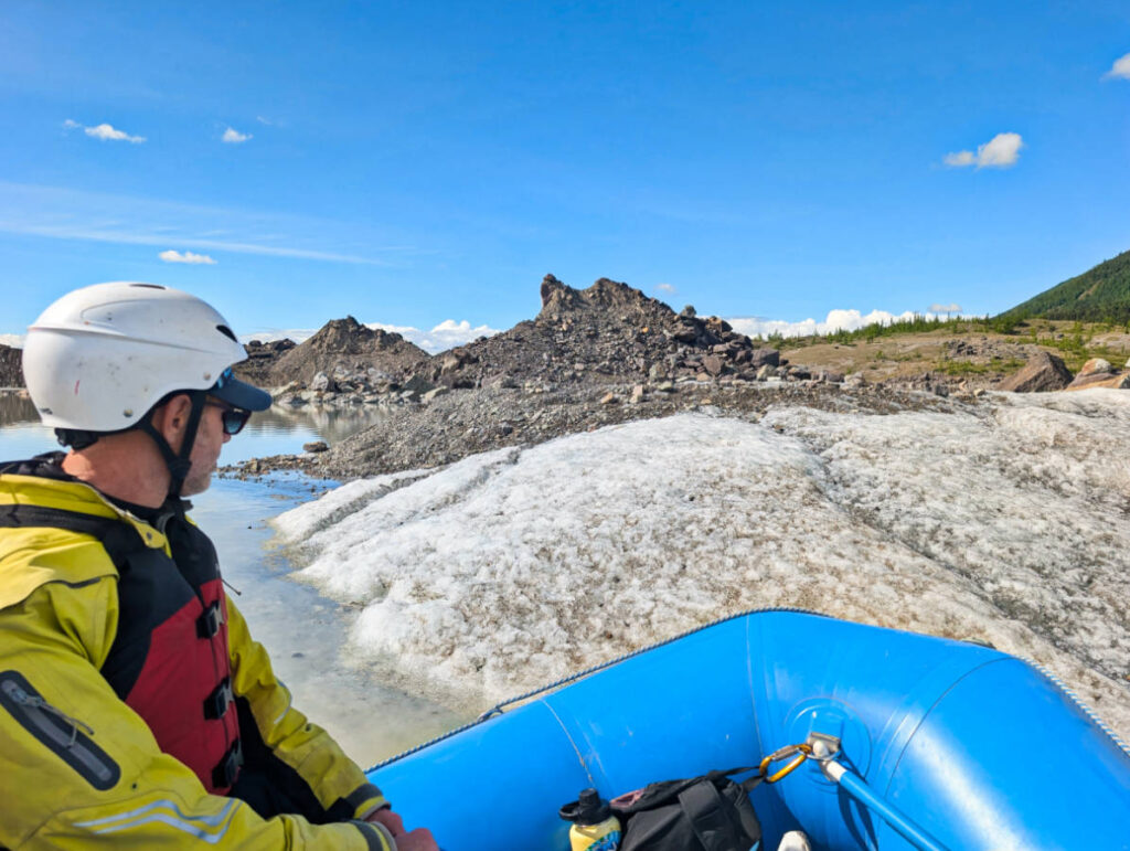 Taylor Family at Kennicott Glacial Lake for Whitewater Rafting with McCarthy River Tours McCarthy Alaska 4
