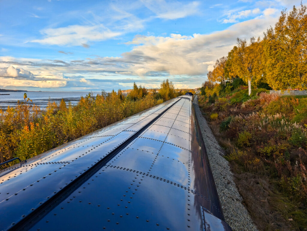 Alaska Railroad on Turnagain Arm Anchorage Area Alaska