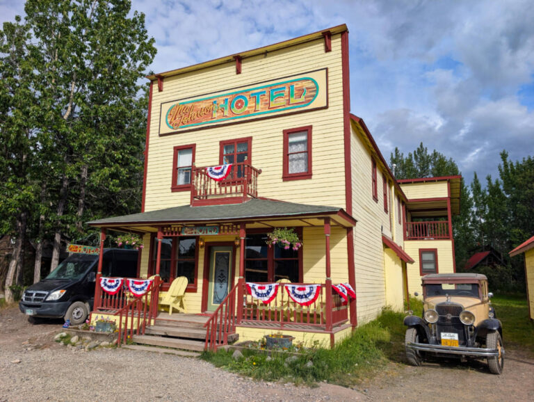 Exter of Ma Johnsons Hotel McCarthy Lodge Resort Alaska