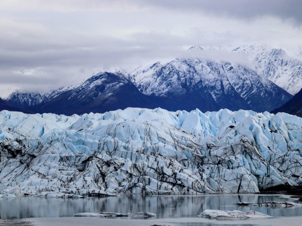 Glacial Lake at Matanuska Glacier Hiking Glacier View Alaska