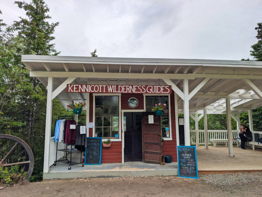 Kennicott Wilderness Guides Meeting Point Office at Wrangell St Elias National Park McCarthy Alaska