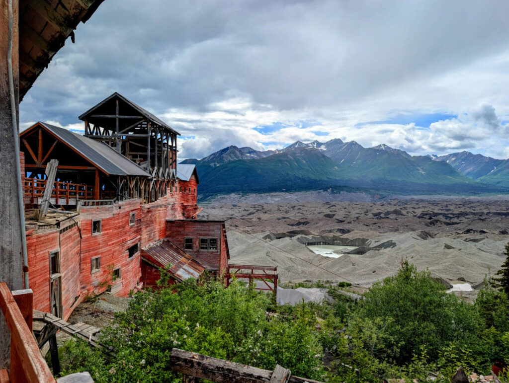 Old Kennicott Copper Mill in Wrangell St Elias National Park McCarthy Alaska