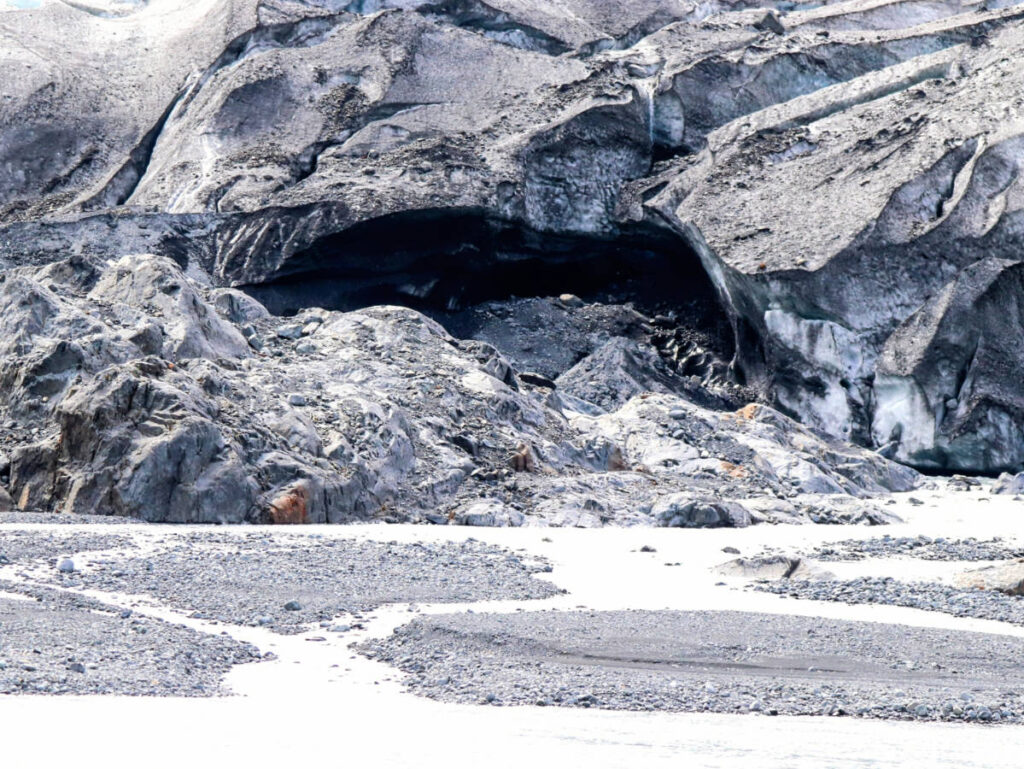 Portage Glacier from Portage Glaceir Cruise Girdwood Alaska