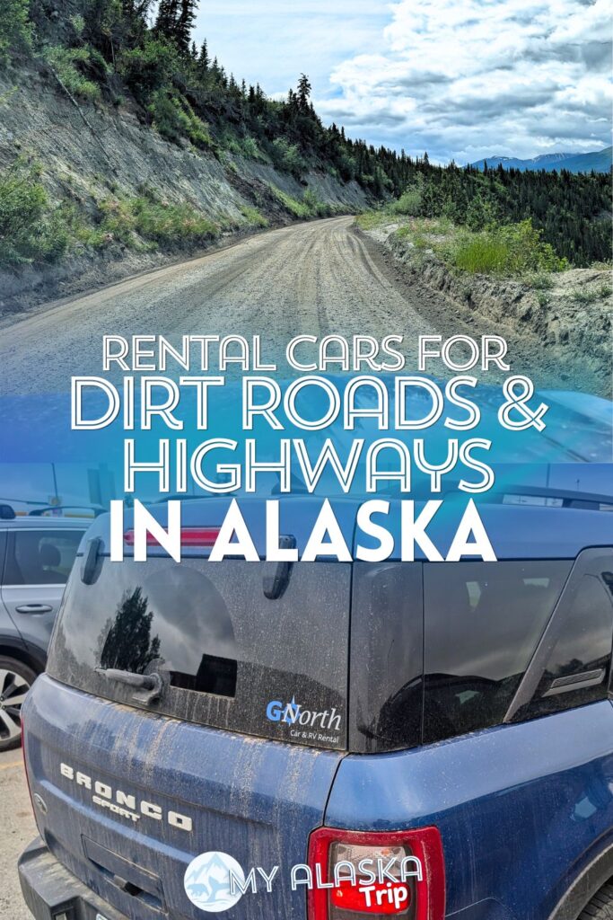Rentals cars in Alaska mostly can't go on the unpaved roads and gravel highways, like the McCarthy Road or Denali Highway. If your road trip includes the dirt roads in remote Alaska, GoNorth Alaska is a great option for a rental car that can drive the restricted gravel roads of AK.