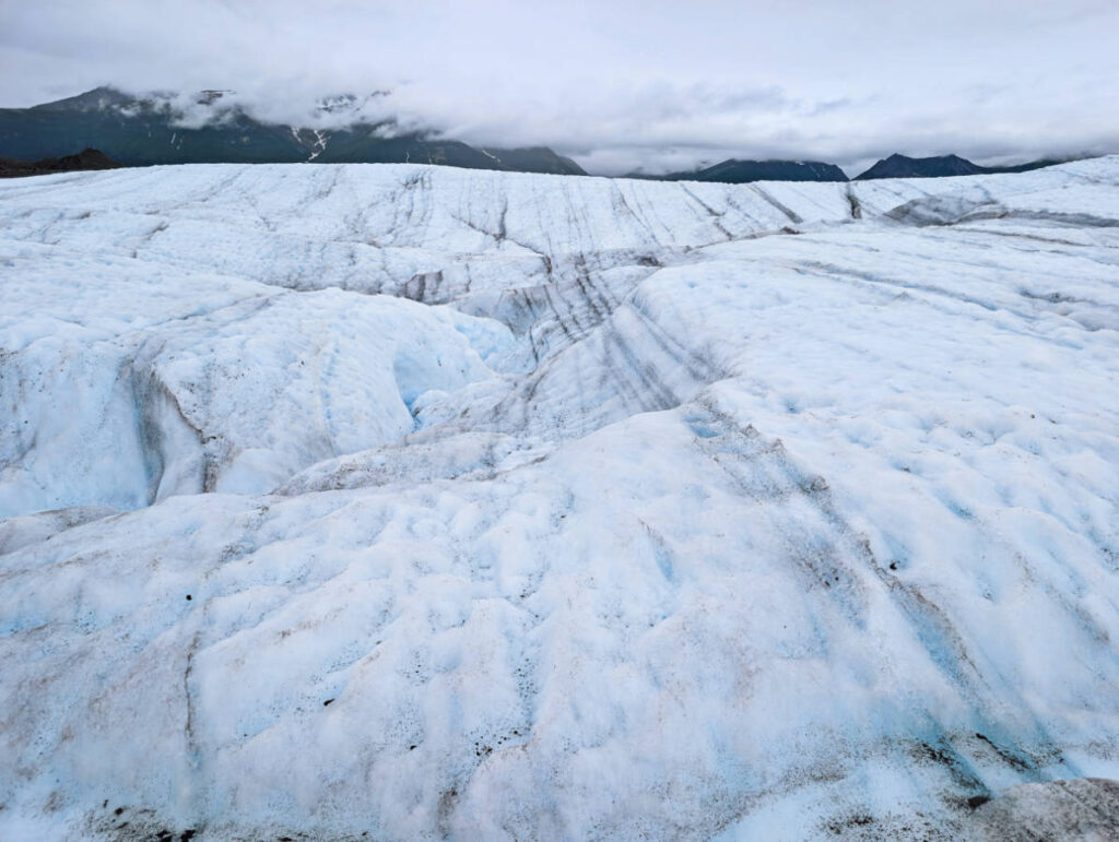 Root Glacier Ice in Wrangell St Elias National Park McCarthy Alaska