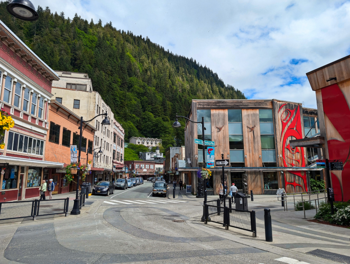 Sealaska Center and Downtown Juneau Alaska