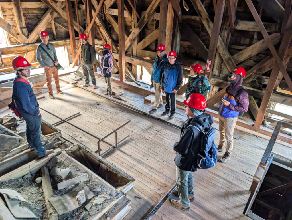 St Elias Alpine Guides tour of Kennecott Mill in Wrangell St Elias National Park McCarthy Alaska