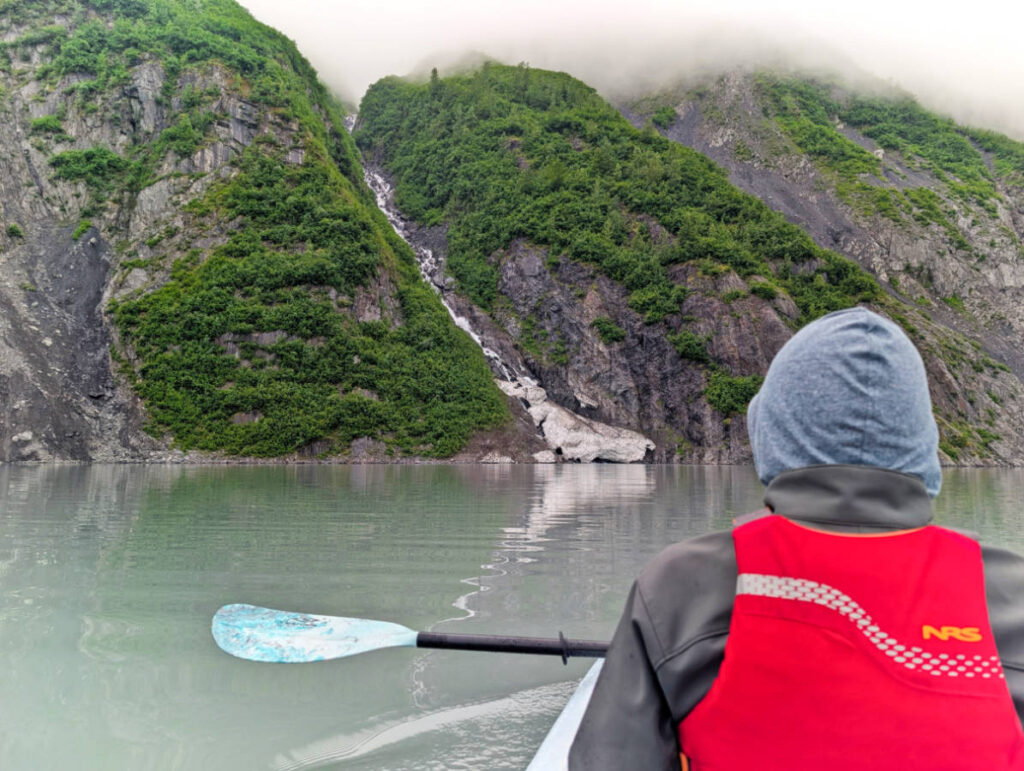 Taylor Family Kayaking Valdez Glacial Lake with Valdez Stay and Play Alaska