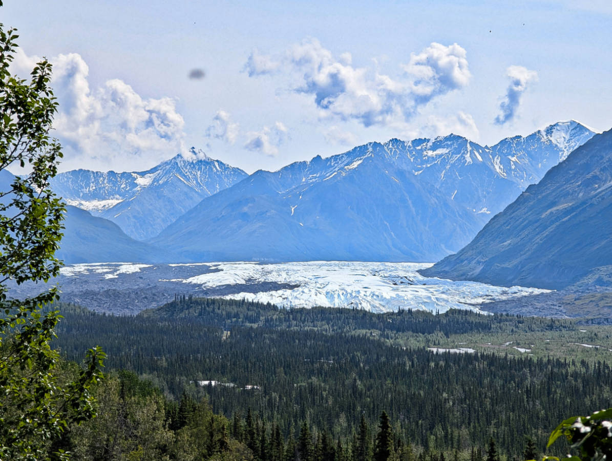 View at Matanuska Glacier State Recreation Site Chickaloon Alaska