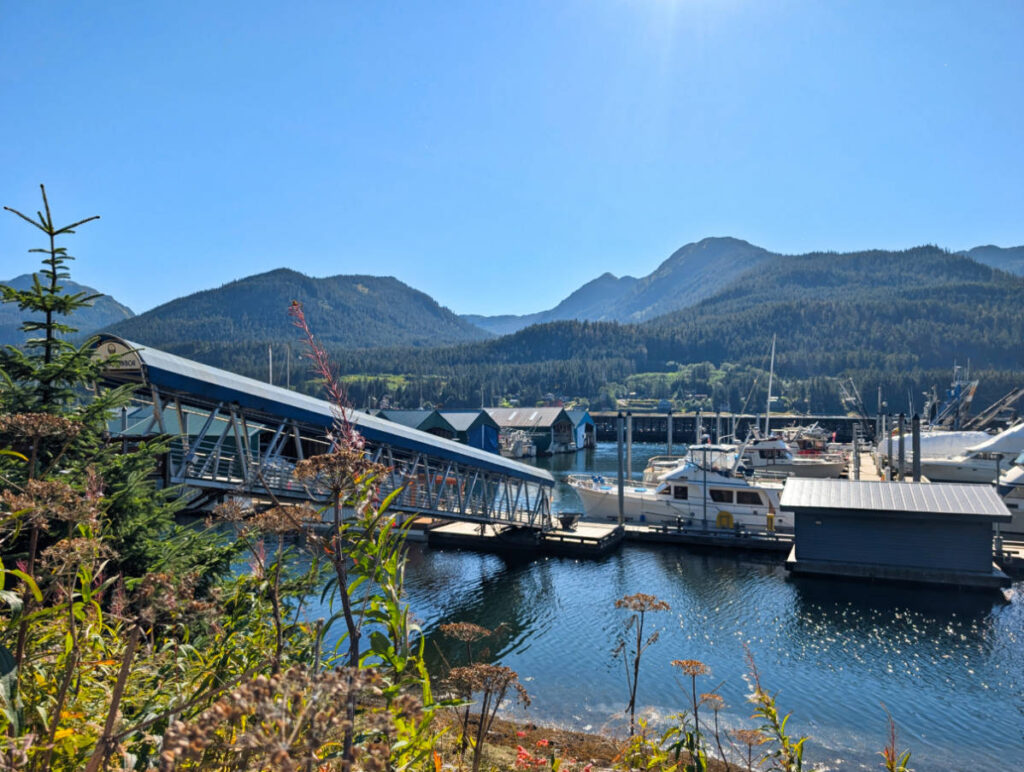 Boats in Aurora Marina Juneau Alaska