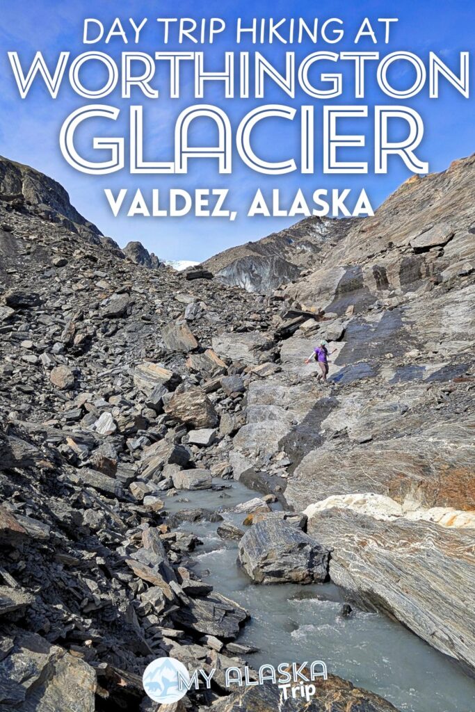 Worthington Glacier State Recreation Site is near Valdez on the Richardson Highway. Visit for the view or the hiking, but don't plan your whole day around it as it's an easy stop when you're doing a road trip around Alaska. See what to expect and what the Worthington Glacier is like today.