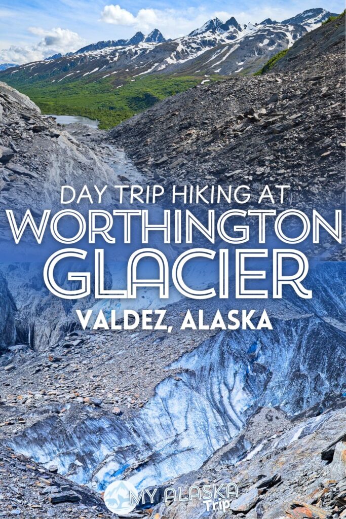Worthington Glacier State Recreation Site is near Valdez on the Richardson Highway. Visit for the view or the hiking, but don't plan your whole day around it as it's an easy stop when you're doing a road trip around Alaska. See what to expect and what the Worthington Glacier is like today.